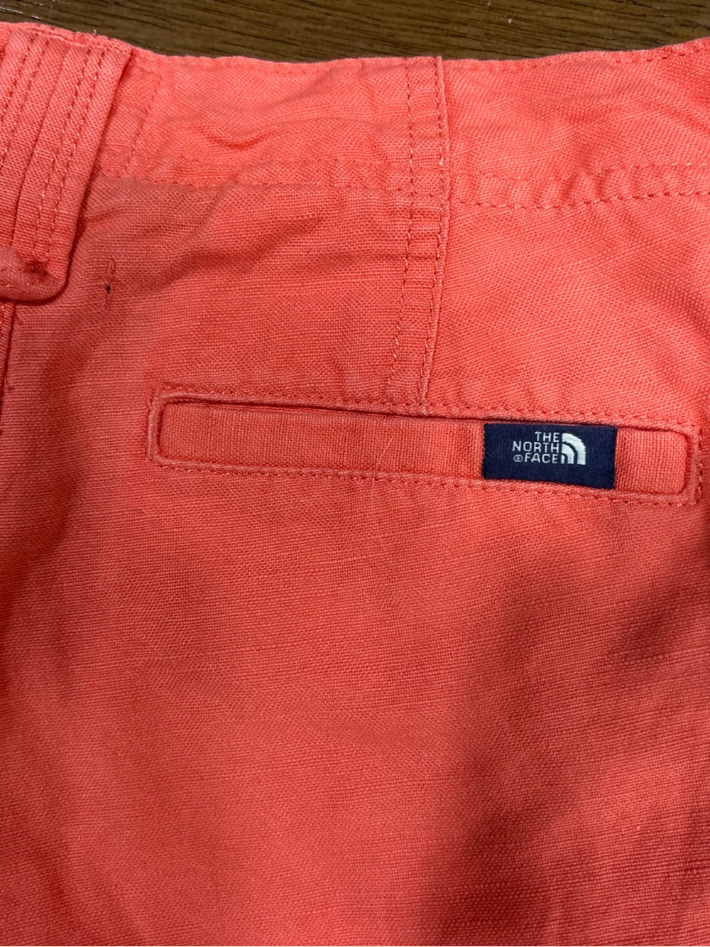 The North Face Women's Coral-Orange Bike Shorts - Picture 5 of 5